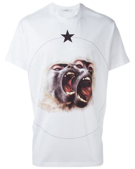 givenchy monkey brothers t-shirt farfetch|Givenchy Monkey Brothers T.